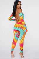 MULTI-COLOR TIE DYE JUMPSUIT