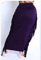 FRINGE SKIRT