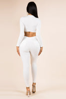 FRONT CUT OUT SKINNY PANTS