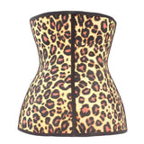 SPORT LATEX WAIST CINCHER LEOPARD FAJAS SHAPEWAER CORSET