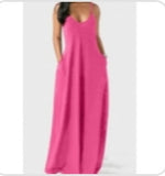 POCKET PINK MAXI DRESS