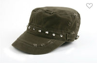 CAMO CADET WITH STUDDED ACCENT