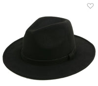 CLASSIC WIDE BRIM FEDORA HAT