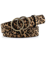 SIMPLE DOUBLE RING BUCKLE FASHION BELT