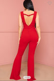 TECHNO CREPE BELL BOTTOM JUMPSUIT