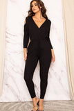 STRETCH POLY RIB JUMPSUIT